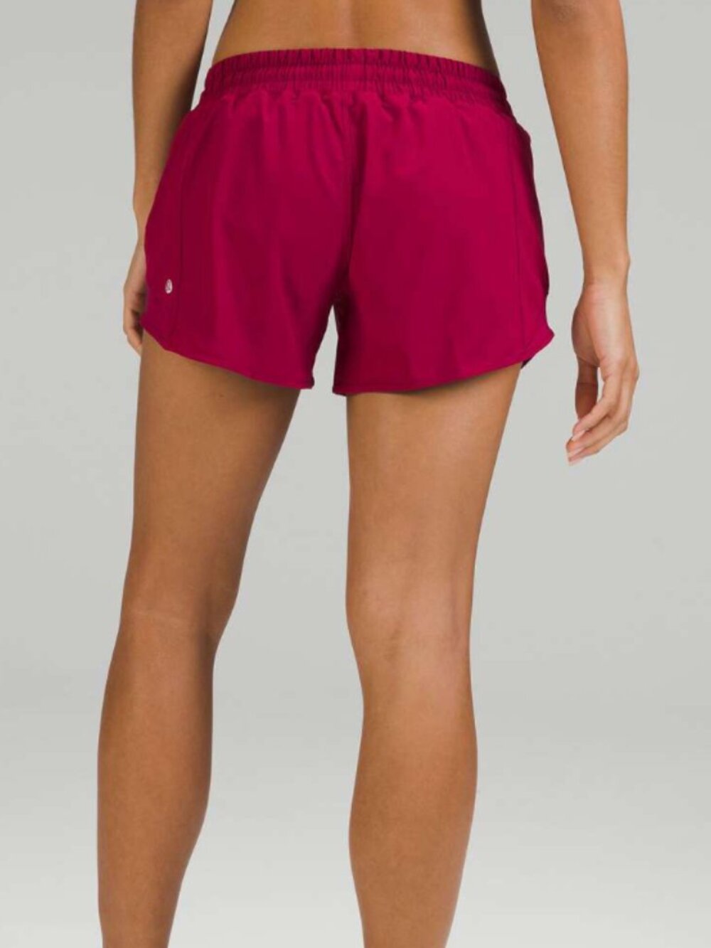 Lululemon Hotty Hot Low-Rise Lined Short 4"-Pomegranate- Size 12 (2021)